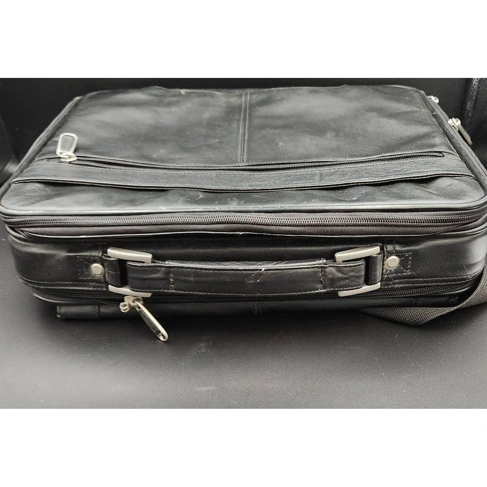 Samsonite Leather Laptop Briefcase 17